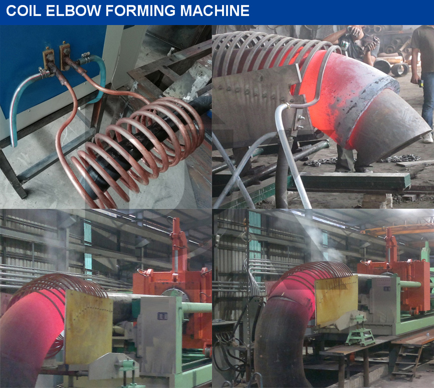 Medium Frequency Hot Induction 4 Elbow Forming Machine