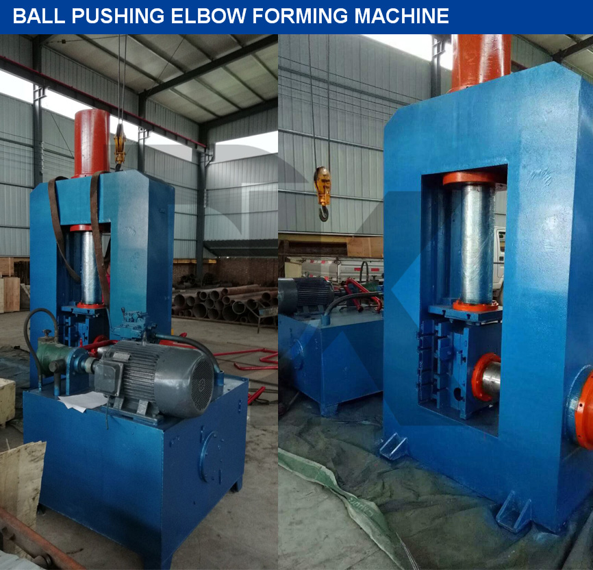 Medium Frequency Hot Induction 4 Elbow Forming Machine