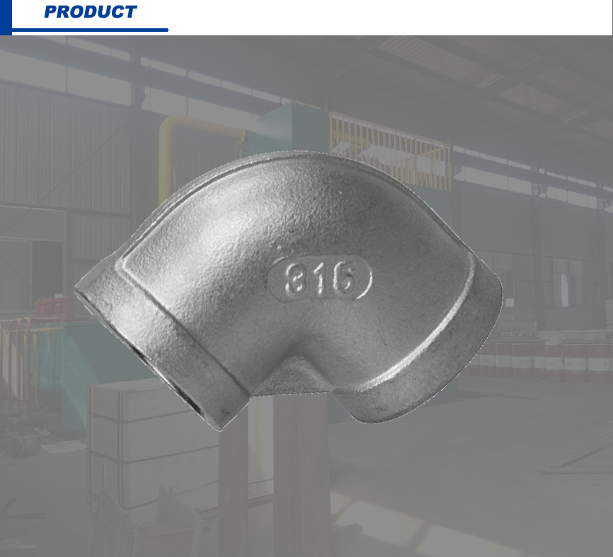 Class 150 316 Stainless Steel Screwed Fitting 90° Elbow