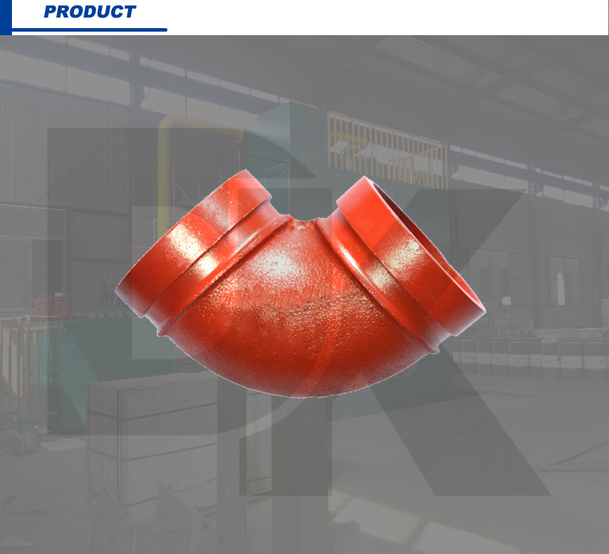 Ductile Iron Grooved Fittings 90° Elbow