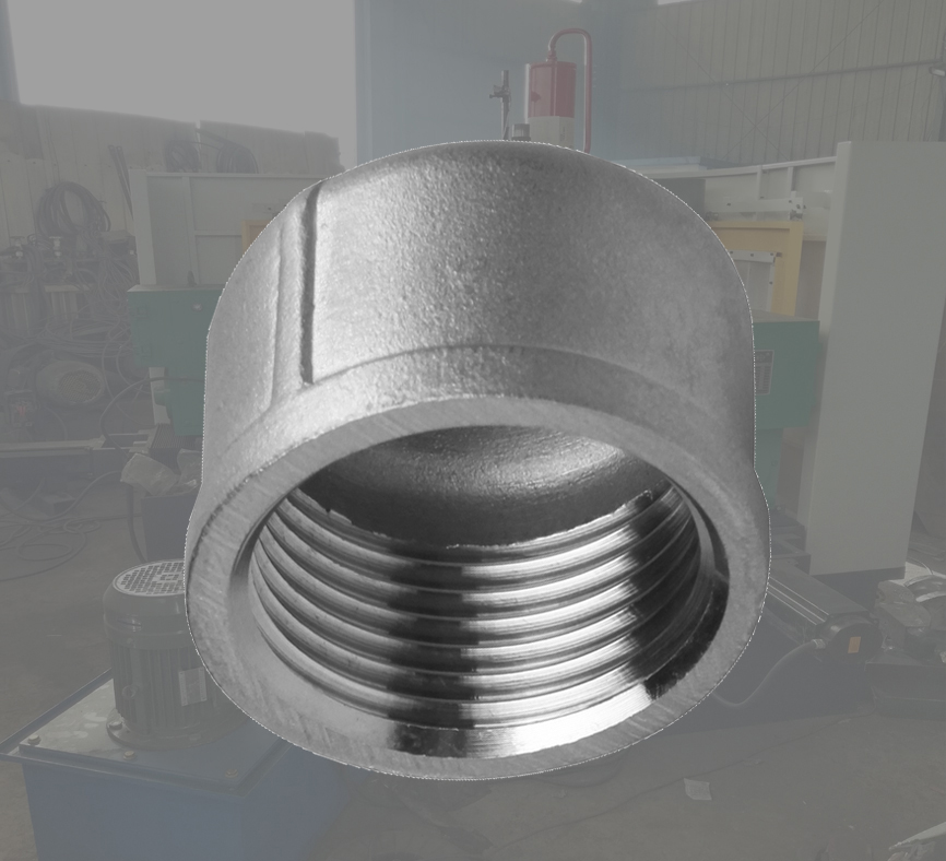 304 Stainless Steel Npt Bspt Thread Casting Fitting Cap
