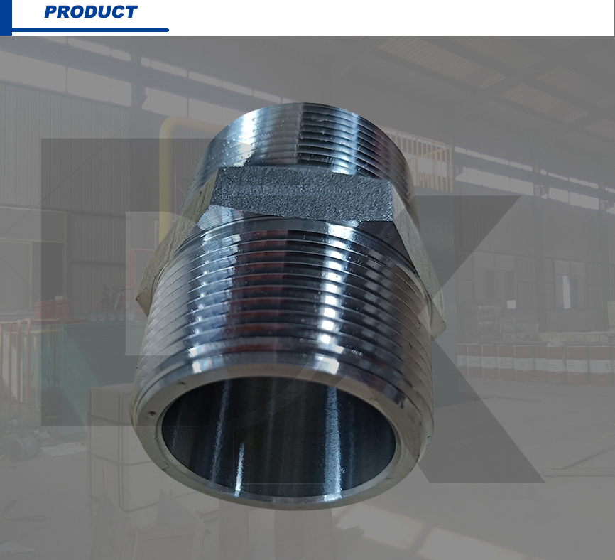 Bs3799 Forged 3000Lbs Bsp Threaded Fitting Hexagon Nipple