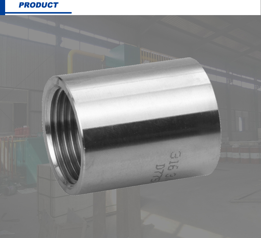 Class 150 304 Stainless Steel Pipe Fitting Thread Coupling