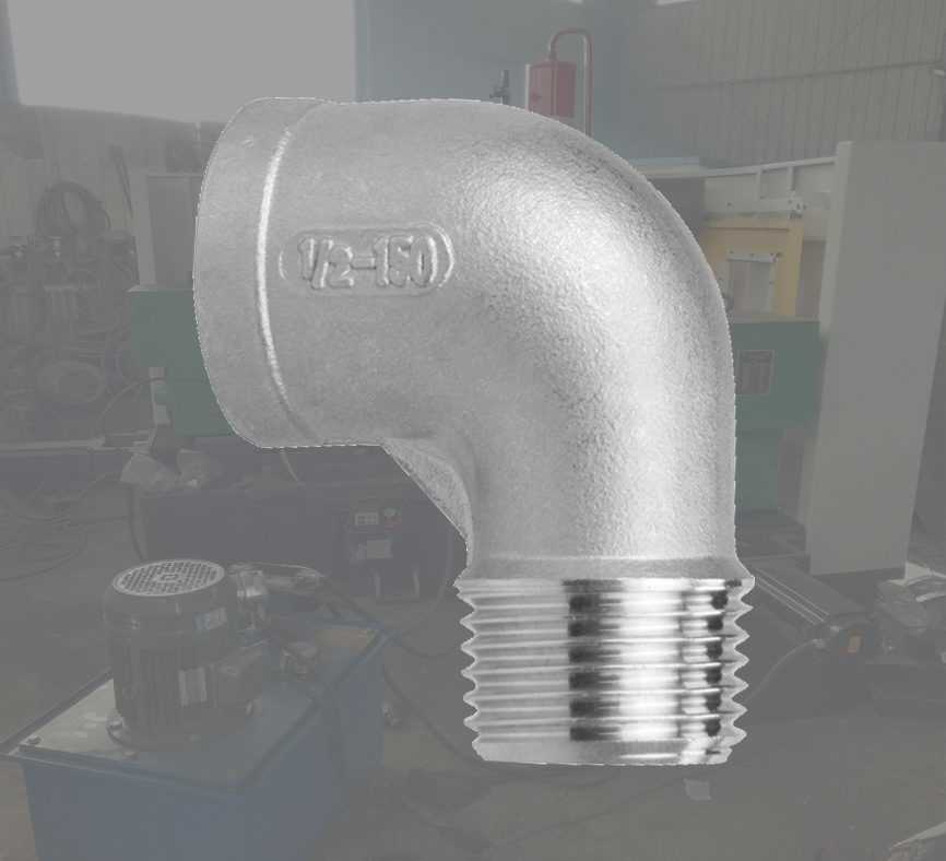 Npt Stainless Steel Thread Fitting 150Lb Casting Street Elbow