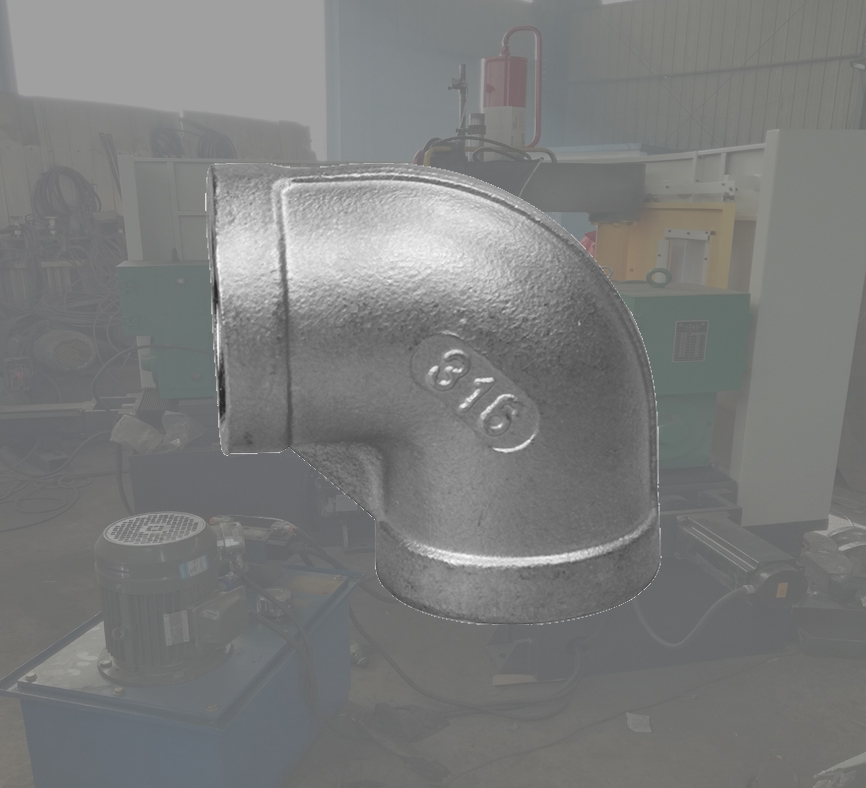 150Lb 4Inch Investment Casting Fitting Npt Bspt 90 Elbow