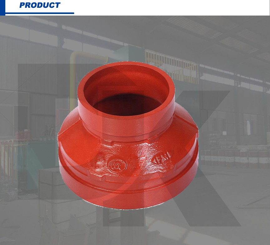 Grooved Ductile Iron Pipe Fitting 3Inch Reducer