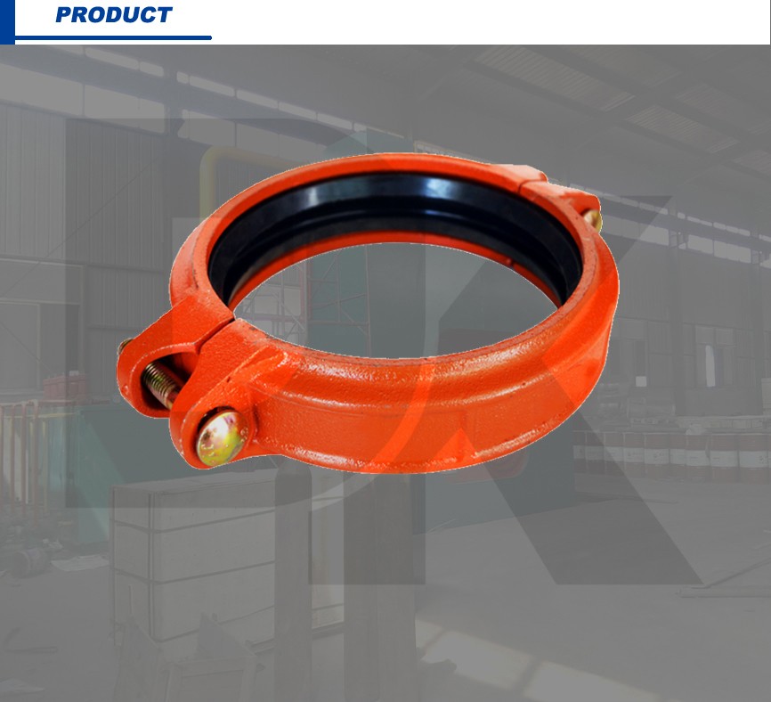 Grooved Ductile Iron Casting Fitting Rigid Coupling