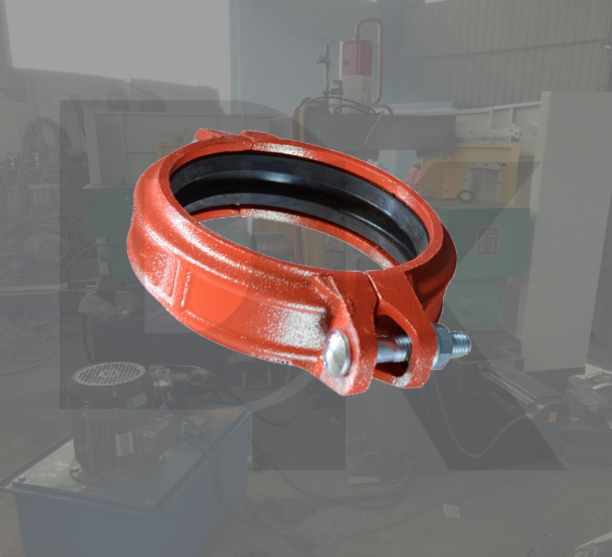 Grooved Ductile Iron Casting Fitting Rigid Coupling