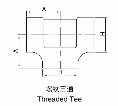 3/4inch High Pressure Forged Thread A105 3000lbs Npt Tee