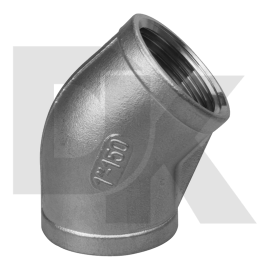 150Lb 304 Stainless Steel Thread Casting Fitting 45°Elbow