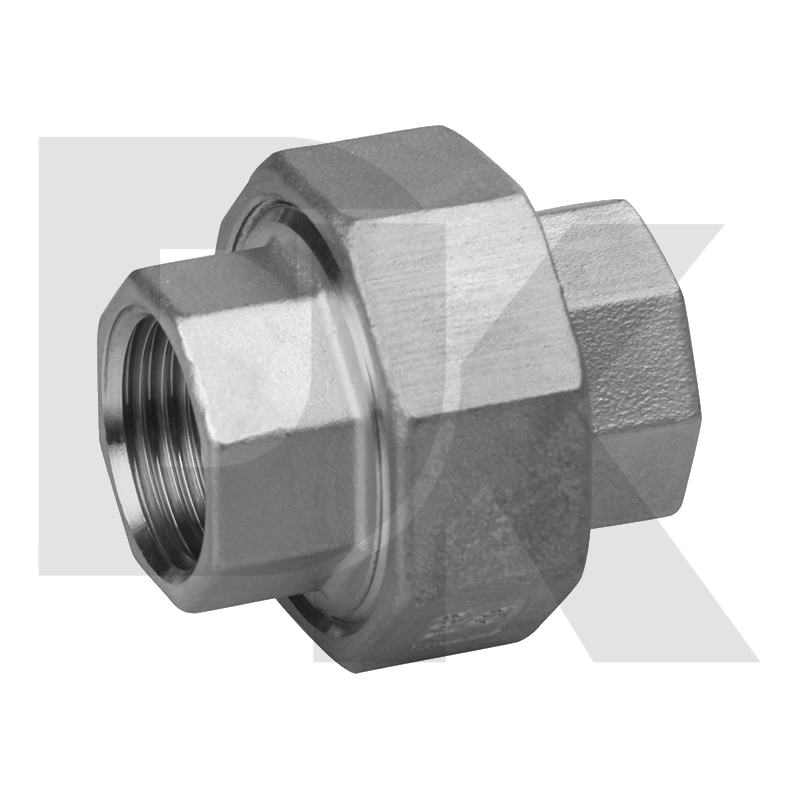 150Lb Cf8 Stainless Steel Female Bspt Threaded Fitting Union