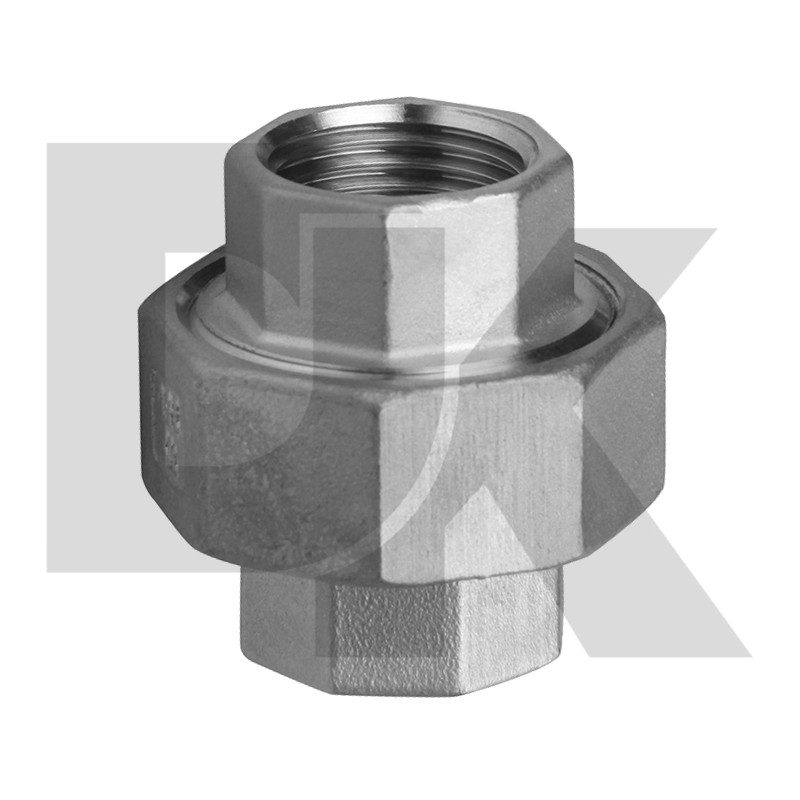 150Lb Cf8 Stainless Steel Female Bspt Threaded Fitting Union