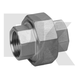 150Lb Cf8 Stainless Steel Female Bspt Threaded Fitting Union