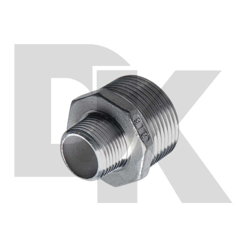 Male Thread Npt Bspt 304 316 Reducing Hex Nipple