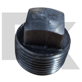 Class 3000 Asme B16.11 Forged Bspt Threaded Square Plug