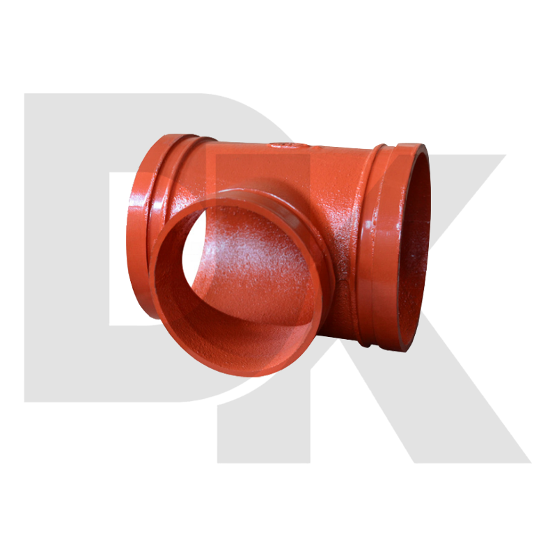 4Inch Ductile Iron Grooved Fittings Equal Tee