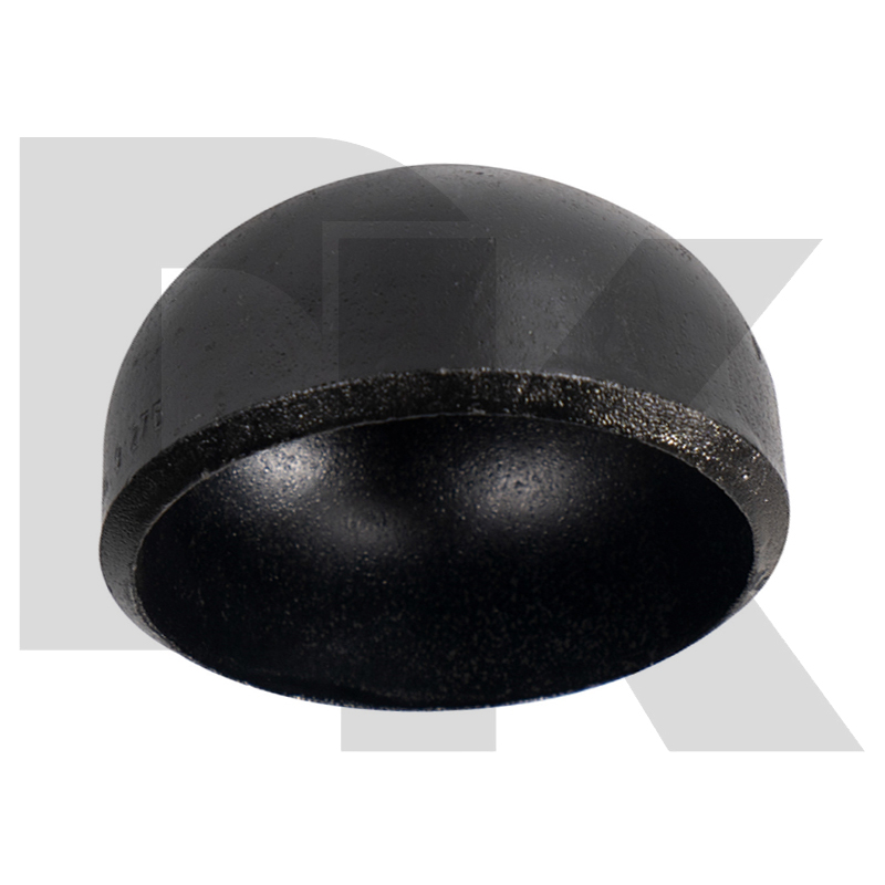 Carbon Steel Black Painting Astm A234Wpb Butt Welding Pipe Fitting Cap