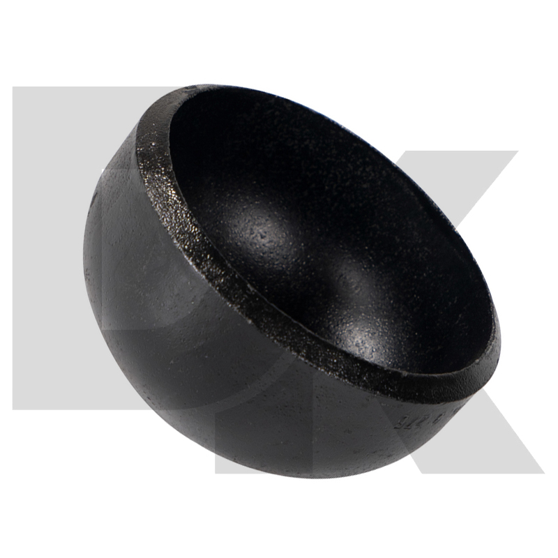 Carbon Steel Black Painting Astm A234Wpb Butt Welding Pipe Fitting Cap