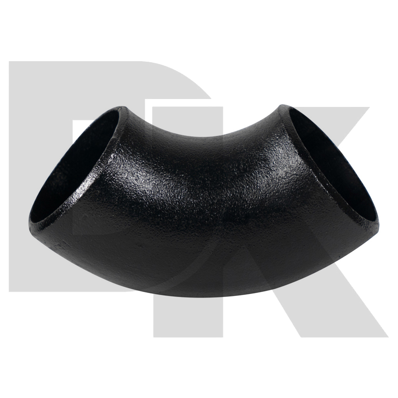 Black 90 Steel Sch80 Elbow Carbon Buttweld Pipe Fitting