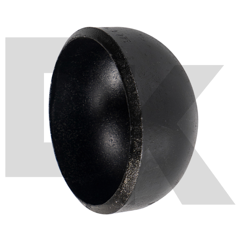 Seamless Steel Pipe Fitting Asme B16.9 Carbon Black Painting Cap